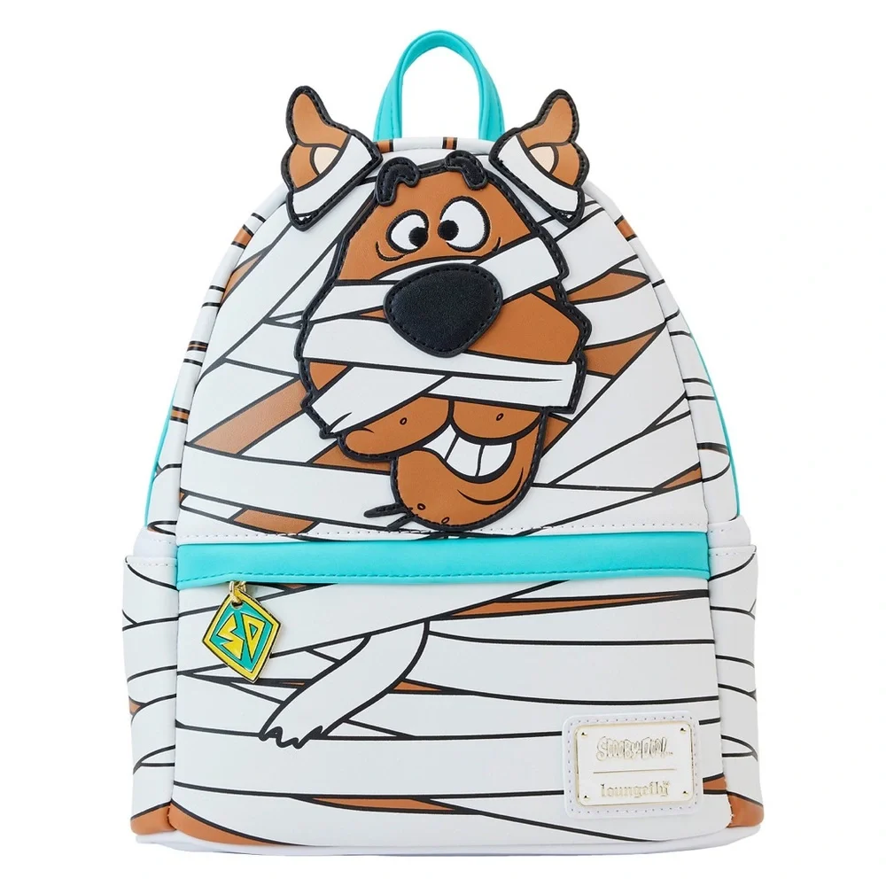 Loungefly WB Scooby Doo Mummy Cosplay Mini Backpack Glows in The Dark EUC